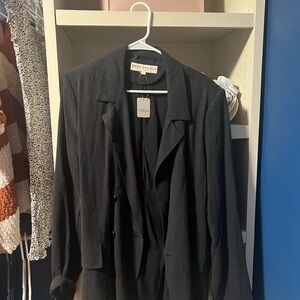 FREE PEOPLE BLACK COAT NWT SIZE M